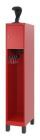 C+P Schmaler Feuerwehrspind Evolol Youngster 1 Abteil feuerrot 300 x 500 x 1630 mm