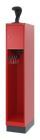 C+P Feuerwehrspind Youngster mit Zylinderschloss feuerrot 300 x 500 x 1630 mm