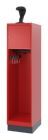 C+P Feuerwehrspind Evolo Youngster mit Helmhalter feuerrot 400 x 500 x 1530 mm