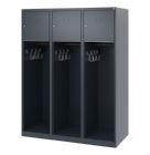 C+P Feuerwehrspind Youngster 3 Abteile in anthrazit 1200 x 500 x 1530 mm