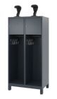 C+P Feuerwehrspind Youngster 2 Abteile je 400 mm anthrazit 800 x 500 x 1530 mm