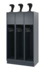 C+P Feuerwehrspind Evolo Youngster 3 Werfächer anthrazit 900 x 500 x 1530 mm