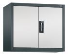 C+P Flügeltürenschrank Aufsatz Acurado 900 hellgrau grau 930 x 400 x 790 mm