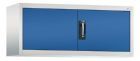 C+P Flügeltürenschrank Acurado 900 enzianblau grau 1200 x 400 x 500 mm