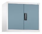 C+P Flügeltürenschrank Aufsatz Acurado 900 weiß horizontblau 930 x 400 x 790 mm
