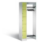 C+P Garderobe Serie 8070 inklusive Kleiderbügel viridingrün 740 x 480 x 1950 mm