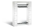 C+P Garderobenfächerschrank Serie 8070 1950 x 1430 x 480 mm in weiß