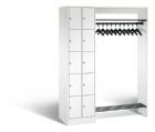 C+P Garderobenfächerschrank Serie 8070 1950 x 1410 x 480 mm in weiß