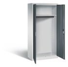 C+P Garderobenschrank Acurado mit Doppeltür in anthrazit 930 x 500 x 1950 mm