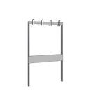 C+P Rückenlehne für Feuchtraummöbel schwarzgrau grau 1000 x 1650 mm