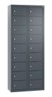 C+P Kleingefachschrank 18 Fächer 1130 x 460 x 200 mm in anthrazit