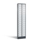 C+P Kleingefachschrank 30 Fächer 1950 x 460 x 200 mm anthrazit lichtgrau