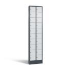 C+P Kleingefachschrank 20 Fächer 1950 x 460 x 200 mm anthrazit lichtgrau