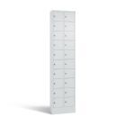 C+P Kleingefachschrank 20 Fächer 1950 x 460 x 200 mm lichtgrau