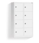 C+P Kleingefachschrank mit 8 Fächer lichtgrau 460 x 200 x 770 mm