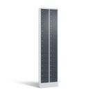 C+P Kleingefachschrank Serie 8170 30 Fächer 1950 x 460 x 200 mm lichtgrau anthrazit