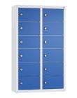 C+P Kleingefachschrank 12 kleine Fächer enzianblau 460 x 200 x 770 mm