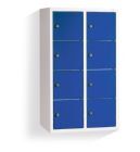 C+P Kleingefachschrank mit 8 Fächer enzianblau 460 x 200 x 770 mm