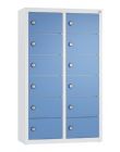 C+P Kleingefachschrank 12 kleine Fächer fernblau 460 x 200 x 770 mm