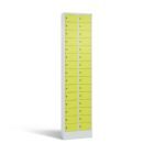 C+P Kleingefachschrank 30 Fächer 1950 x 460 x 200 mm lichtgrau vridingrün