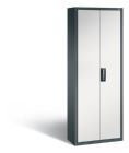 C+P Magazinschrank mit 48 verschiedenen Lagerkästen lichtgrau 700 x 300 x 1985 mm