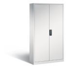C+P Großer Magazinschrank mit 40 Sichtlagerkästen lichtgrau 1000 x 420 x 1980 mm