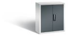 C+P Magazinschrank mit 30 Lagerkästen anthrazit hellgrau 700 x 300 x 830 mm