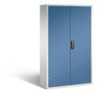 C+P Magazinschrank mit 97 Sichtlagerkästen H 1950 mm lichtgrau fernblau
