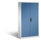 C+P Magazinschrank 72 verschiedene Sichtlagerkästen fernblau 1000 x 420 x 1980 mm