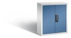 C+P Magazinschrank Türen in fernblau 700 x 300 x 830 mm