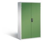 C+P Magazinschrank 142 Sichtlagerkästen H 1950 x B 1100 mm lichtgrau resedagrün