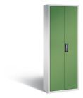 C+P Magazinschrank aus Serie 13 mit 114 Lagerkästen resedagrün 700 x 300 x 1980 mm