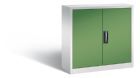 C+P Magazinschrank 57 Lagerkästen 2 Türen in resedagrün 1000 x 420 x 1000 mm