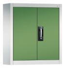 C+P Magazinschrank lichtgrau resedagrün 700 x 300 x 830 mm