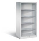 C+P Fächerregal Serie 89 4 verzinkte Einlegeböden lichtgrau 930 x 800 x 1950 mm