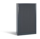 C+P Rollladenschrank aus Stahl Asisto 2 Fachböden anthrazit 800 x 435 x 1310 mm