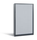 C+P Großer Rollladenschrank Asisto bis 70 kg weißalu grau 1000 x 435 x 1639 mm
