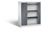 C+P Rollladenschrank Omnispace 3 Fächer bis 50 kg schwarzgrau 1200 x 420 x 1345 mm