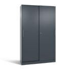 C+P Schiebetürenschrank Asisto H 1980 x B 1200 x T 435 mm in anthrazit