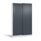 C+P Schiebetürenschrank Asisto 1980 x 1200 x 435 mm lichtgrau anthrazit