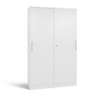 C+P Schiebetürenschrank Asisto 1980 x 1200 x 435 mm in weiß