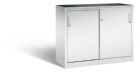 C+P Schiebetürenschrank Acurado 2000 verstärkte Türen in grau 1200 x 500 x 1000 mm