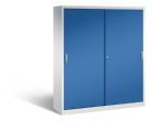 C+P Schiebetürenschrank Acurado 2000 1950 x 1600 x 500 mm lichtgrau enzianblau