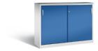 C+P Schiebetürenschrank Acurado 2000 1200 x 1600 x 500 mm lichtgrau enzianblau