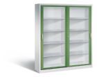 C+P Schiebetürenschrank Acurado 2000 1950 x 1600 x 400 mm lichtgrau resedagrün