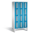 C+P Schließfachschrank Classic 12 Fächer 1850 x 900 x 500 mm lichtgrau lichtblau