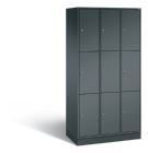 C+P Schließfachschrank Intro 9 Fächer 1950 x 920 x 490 mm anthrazit