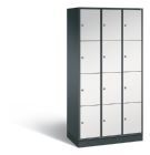 C+P Schließfachschrank Intro 12 Fächer 1950 x 920 x 490 mm nthrazit lichtgrau