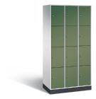 C+P Schließfachschrank Intro 12 Fächer 1950 x 920 x 490 mm lichtgrau resedagrün