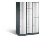 C+P Schließfachschrank Resisto 9 Fächer 1950 x 1148 x 640 mm anthrazit lichtgrau